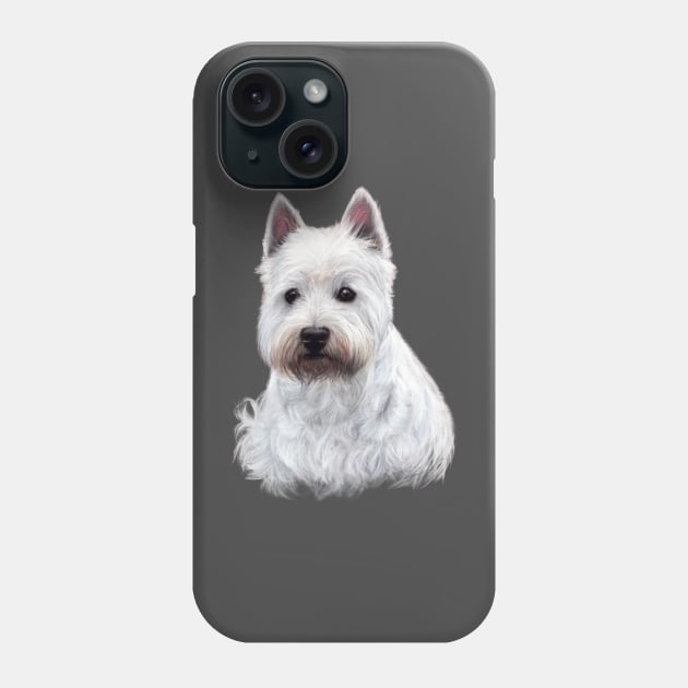 West Highland White Terrier Phone Case by animalpaintings