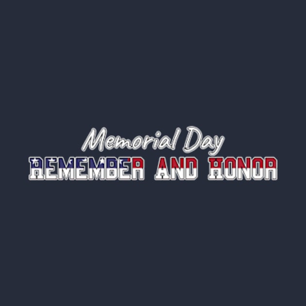 Memorial Day T Shirt by ZER-0 MERCH