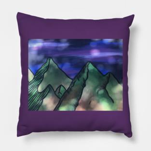 Majestic Mountains - Painting Pillow