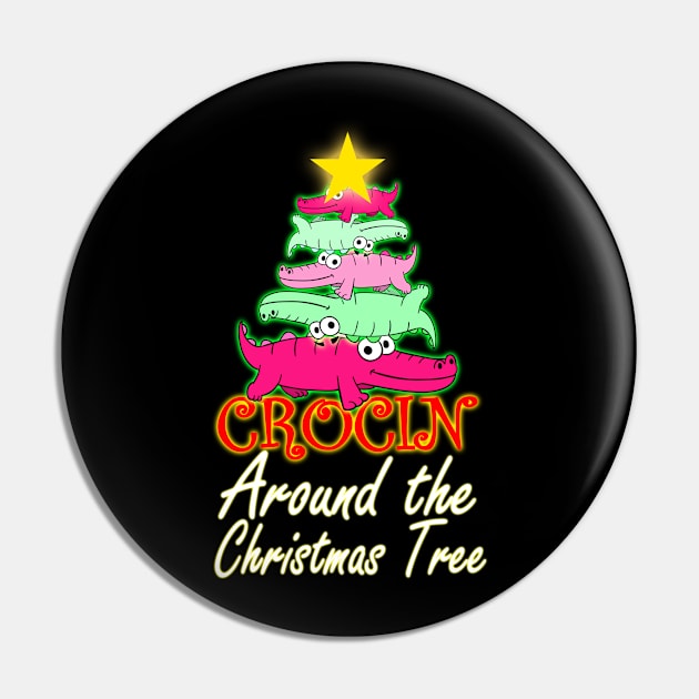 Crocin Around The Christmas Tree Pin by ZenCloak