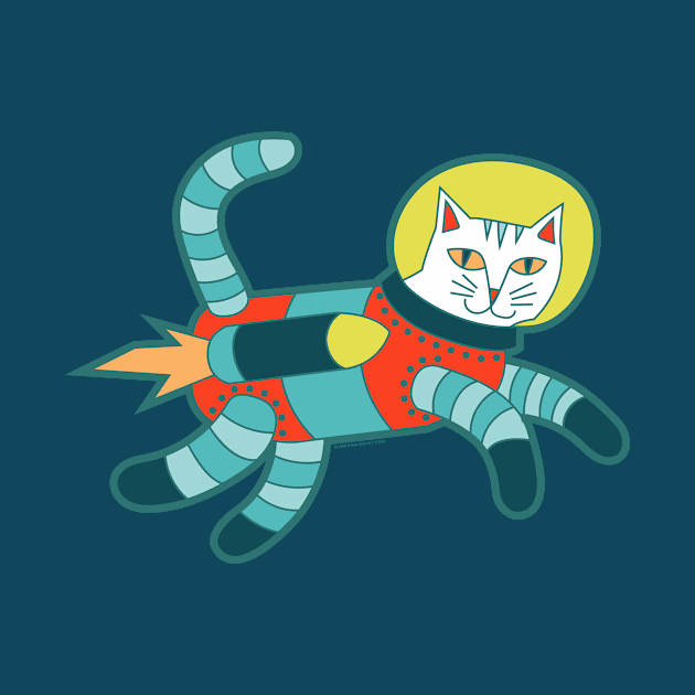 Catstronaut by pinkowlet