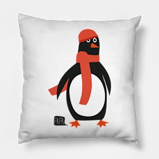 Winterpinguin Pillow