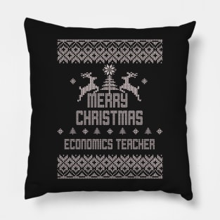 Merry Christmas ECONOMICS TEACHER Pillow