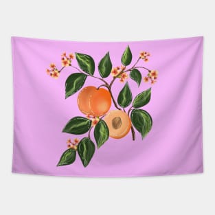 Peach pattern 4 Tapestry