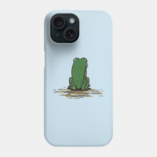 Little frog alone Phone Case