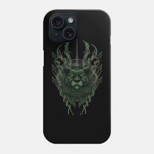 Cat The Hunter back print Phone Case