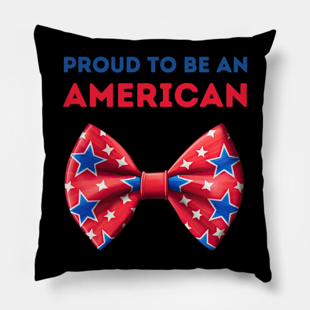 Proud to be an American Pillow by Fun Planet