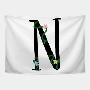 "N" initial Tapestry