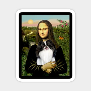 Mona Lisa's Japanese Chin Magnet