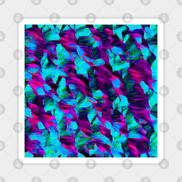 Into the Neon Hedges (MD23SMR010b) Magnet by Maikell Designs