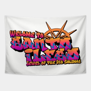 Welcome To Santo Ileso Tapestry