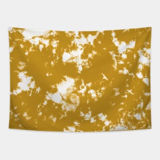 Mustard Storm - Tie-Dye Shibori Texture Tapestry