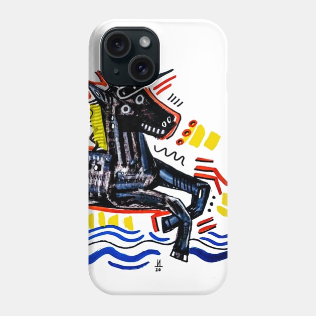 happy Phone Case by Daria Kusto