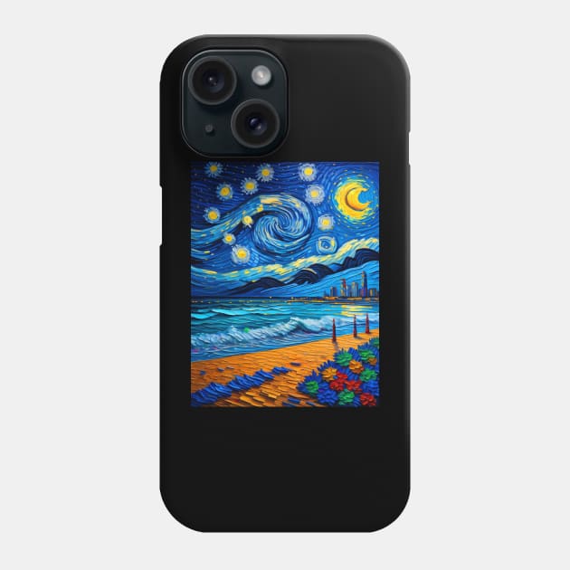 South Beach Miami Phone Case by FUN GOGH