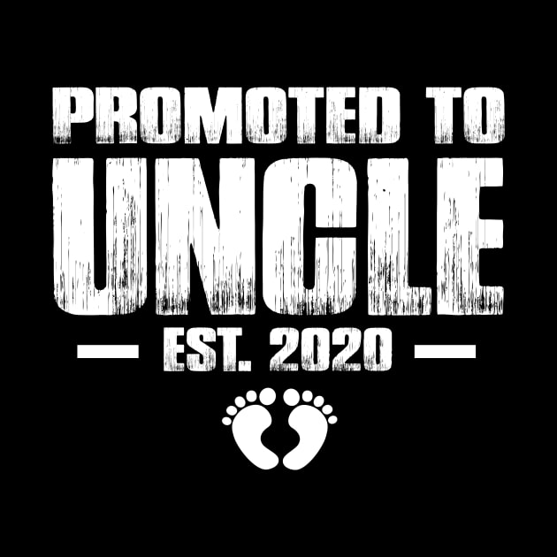 Promoted to Uncle 2020 Funny Father's Day Gift Ideas New Uncle by smtworld