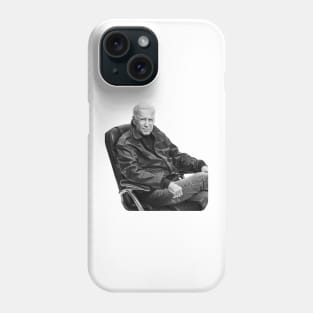 Joe Biden Old School Cool Leather Jacket Phone Case