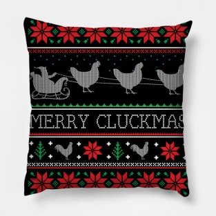 Chicken Poultry Farmer Chicken Ugly Christmas Xmas Pillow