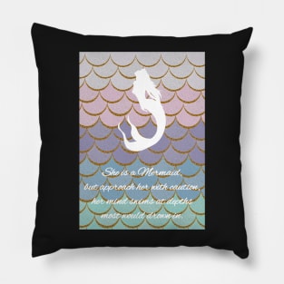 Swimming Mermaid Pillow