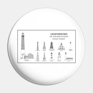 Lighthouses of United States of America - Gulf Coast - B Pin