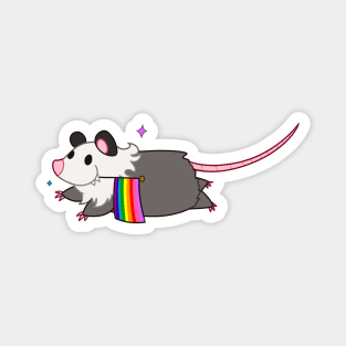 This possum is cheering you on! Magnet