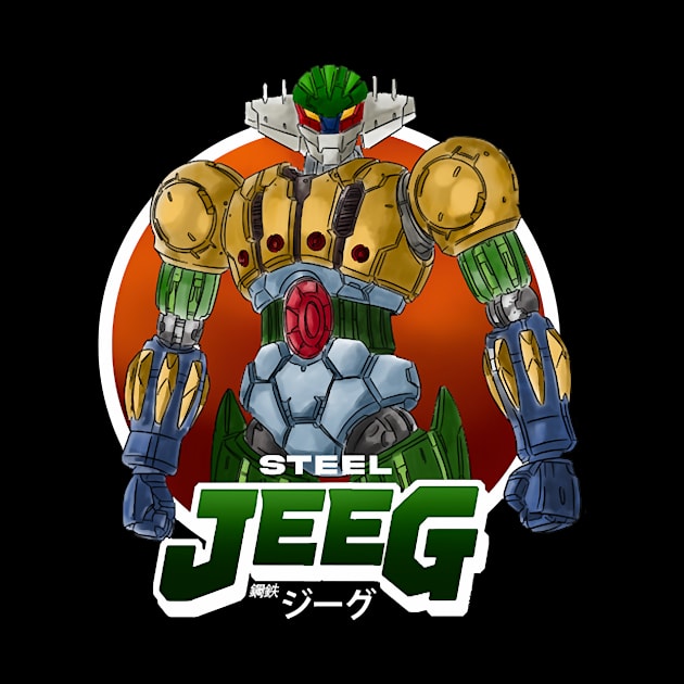 steel jeeg by JOHNWHERRYO