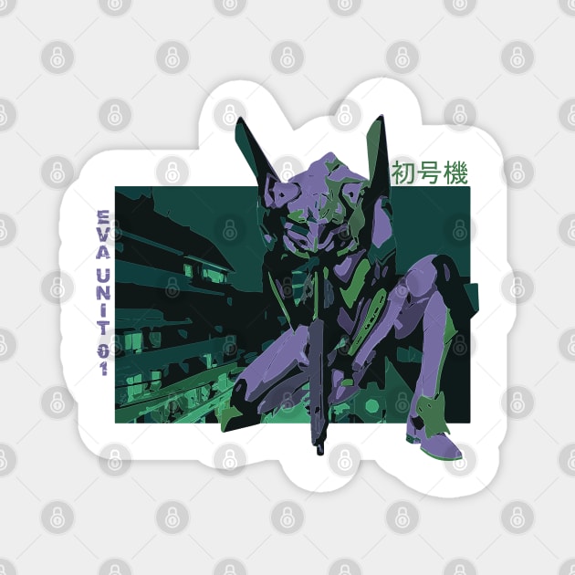 EVA UNIT 01 Magnet by michrangel439