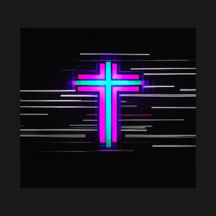 Neon cross T-Shirt