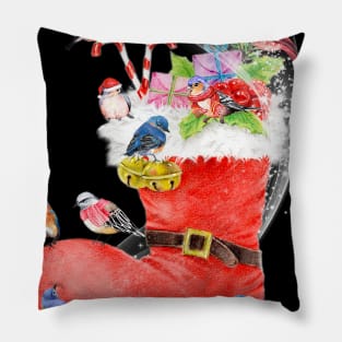 Lovely Birds Christmas Day Costume Gift Pillow