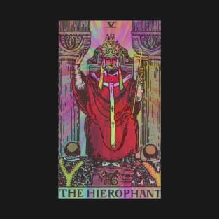 Psychedelic Tarot - The Hierophant T-Shirt