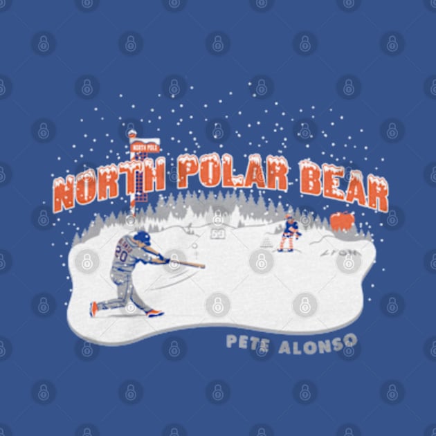 Pete Alonso North Polar Bear by KraemerShop