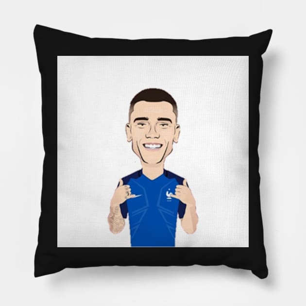 Griezmann Bling Pillow by fariskaram