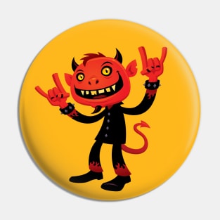 Heavy Metal Devil Pin