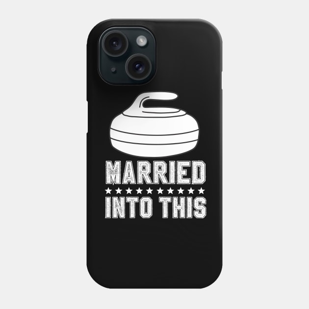 Curling Funny Phone Case by footballomatic