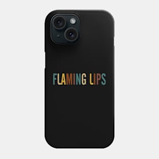 Retro Flaming Pattern 80s 90s Birthday Style Colorful Phone Case