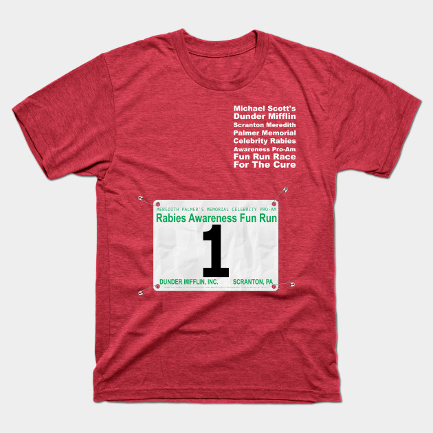 Dunder Mifflin Fun Run Race #1 (Michael Scott) - Paraholix - T-Shirt