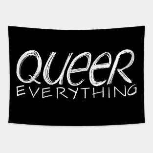 Queer Everything (White Ink) Tapestry