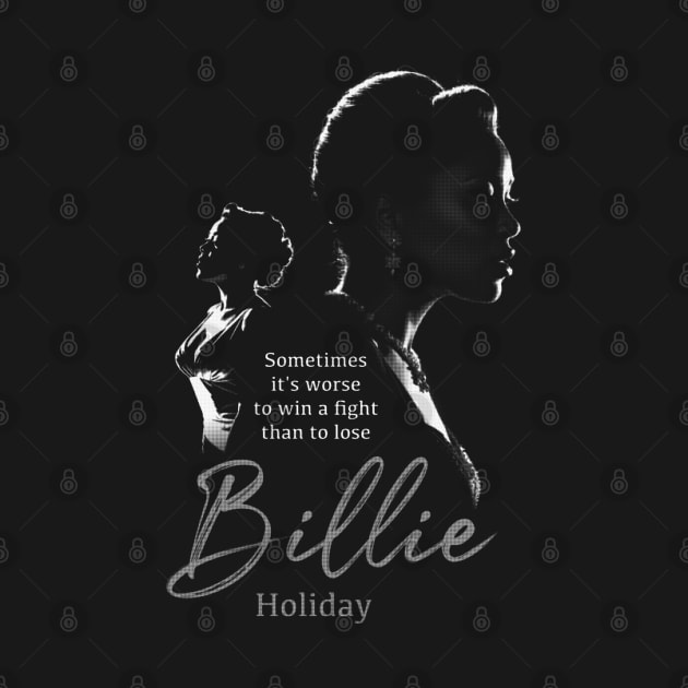 Billie Holiday silhouette by BAJAJU