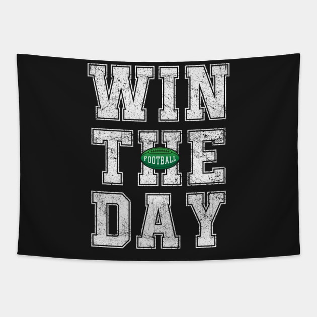 Win day football jersey t shirt, fan shirt Tapestry by BlabberBones