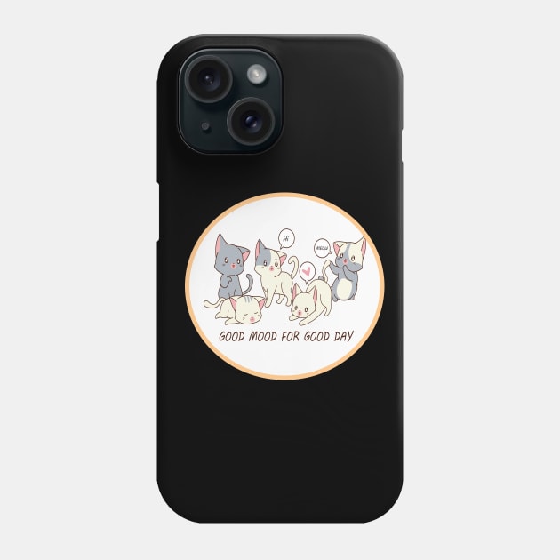 Kitty cats Phone Case by Dody