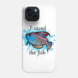 I saved the fish Detroit become human Phone Case