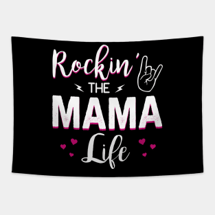 Rockin The Mama Life Tapestry