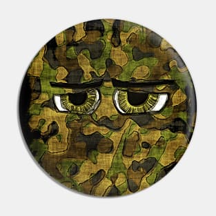 Camo Eyes - Camouflage Design Pin