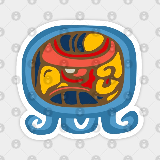 Civilization emblems - Mayans Magnet by Koyaanisqatsian