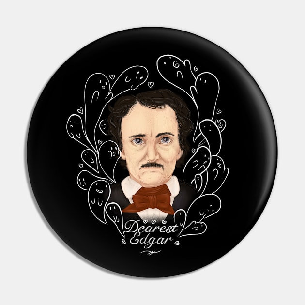 Dearest Edgar Pin by SarahWrightArt