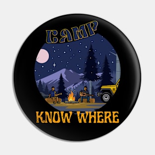 Camp Know Where Pin