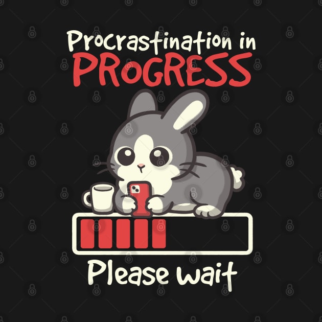 Bunny procrastination in progress by NemiMakeit