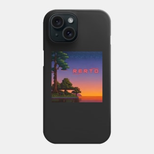 Retro quote nostalgia sunset Phone Case