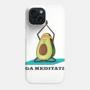 yoga meditation for  women Phone Case