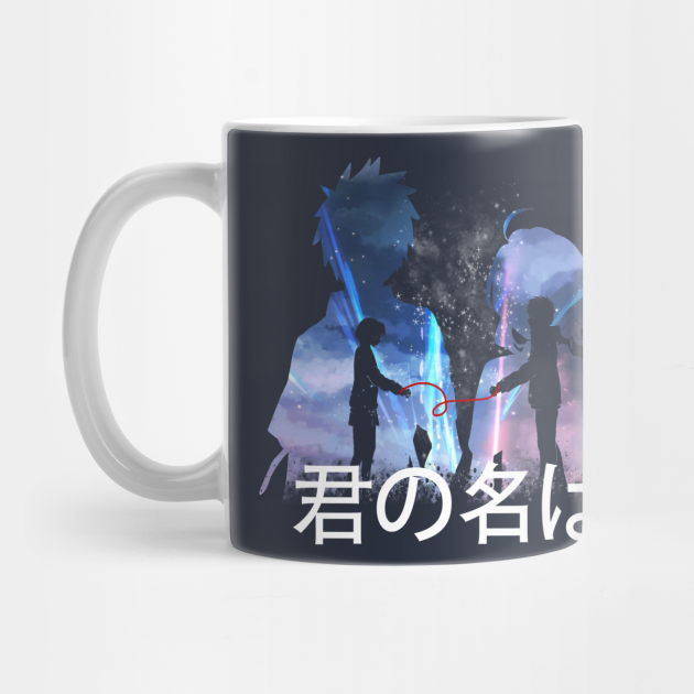 Kimi No Na Wa Your Name Mug Teepublic Separated even further apart than they ever would have imagined, yet still somehow inexplicably connected, they search for the truth behind their strange phenomenon and discover what really happened on that fateful night when the stars rained from the sky. kimi no na wa by sanjiko