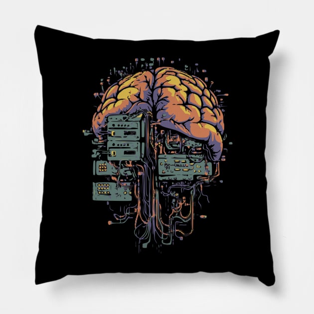 My Brain Has Too Many Tabs Open Pillow by Pixy Official